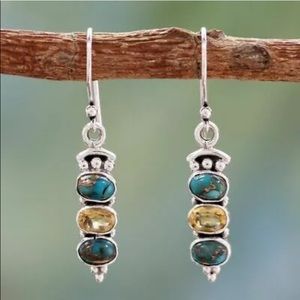 Retro Antique Style Drop Earrings